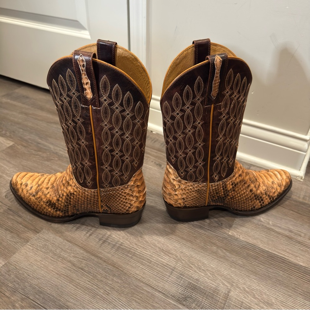 Cody James Exotic Python Round Toe Western Cowboy… - image 8
